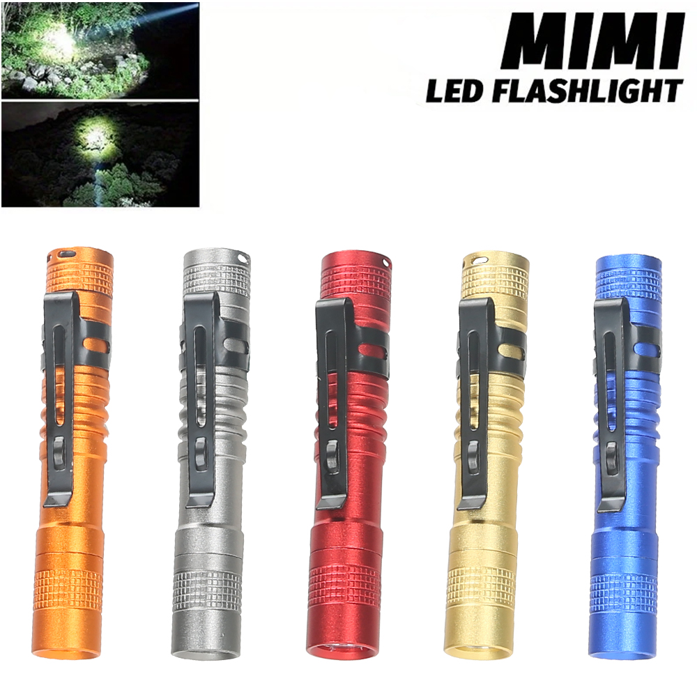 Outdoor Camping Accessories - ミニポータブル LED ペンライト クリップ付き 超高輝度 高ルーメン