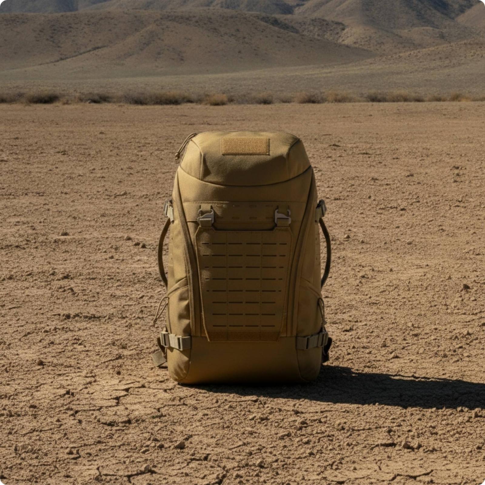 Outdoor Camping Backpack - ハイキングバックパック圧縮ストラップ付きアウトドアバックパック、旅行者、通勤者、キャンプ、通学用パッド入りデイパック