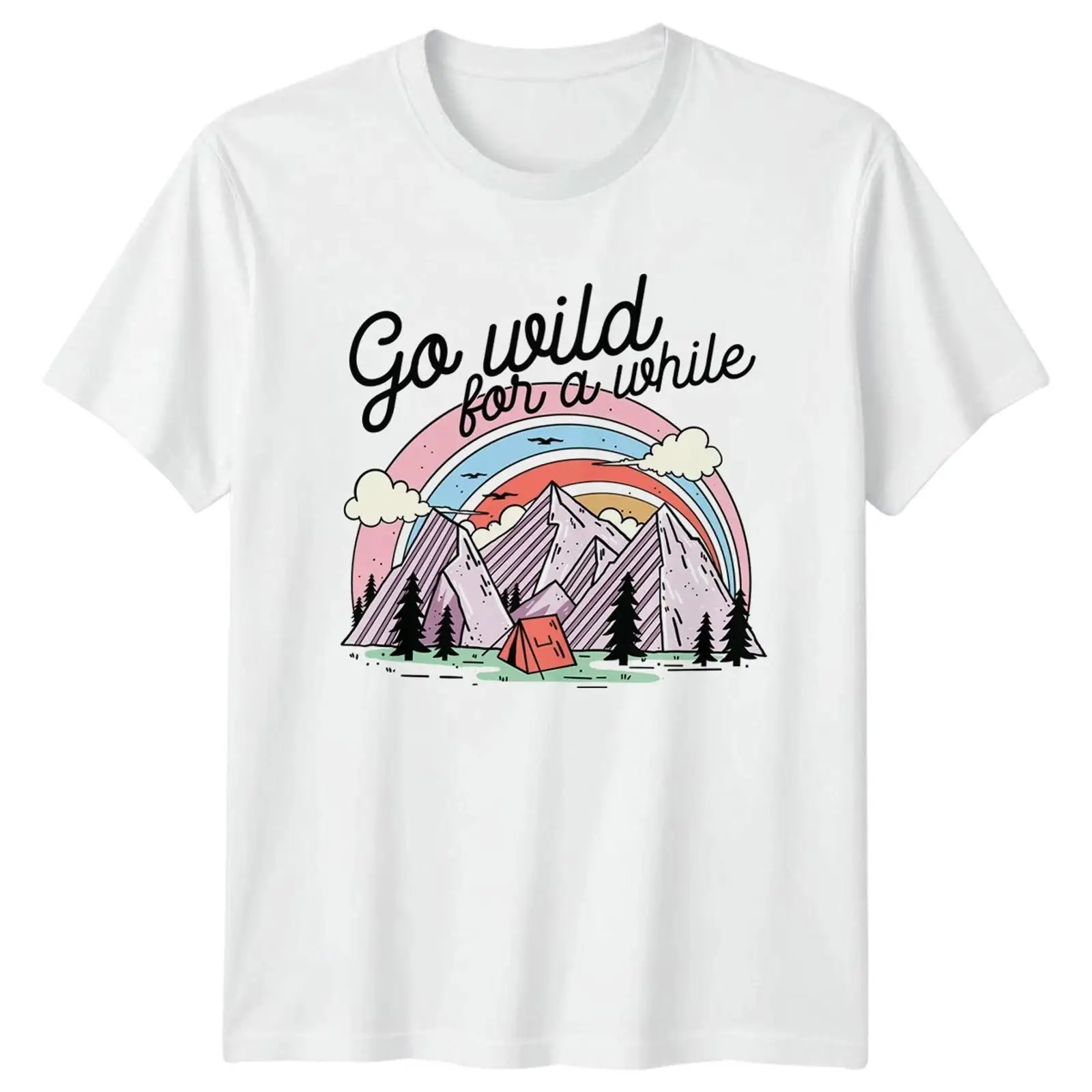 Outdoor Und Camping - Go Wild For A While Tシャツ