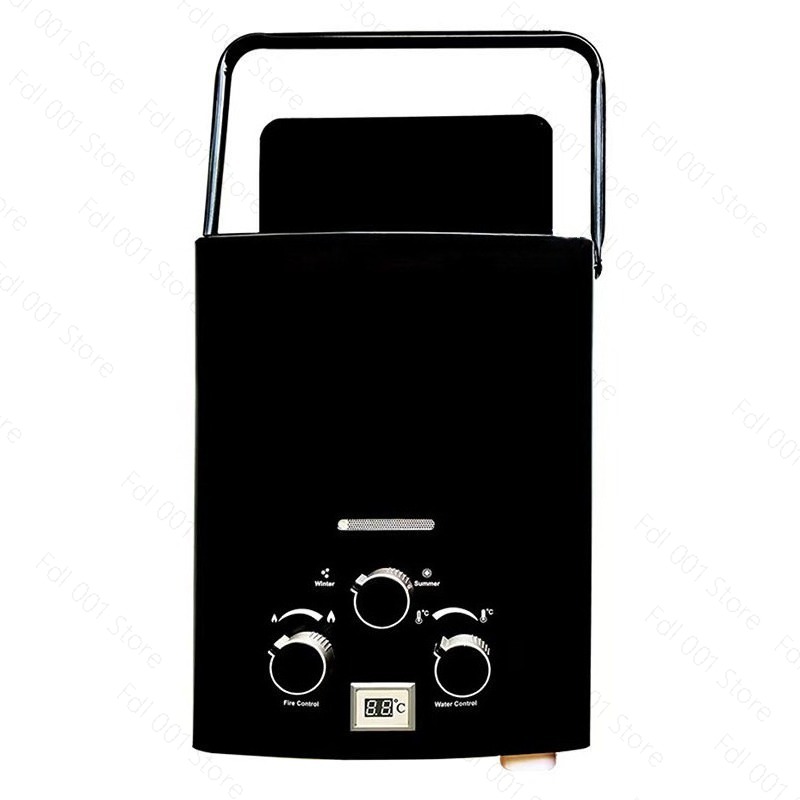 Outdoor Camping Hot Water Shower - 6L ポータブル タンクレス ガス給湯器 アウトドア キャンプ