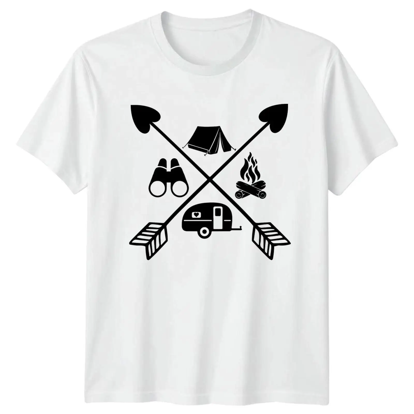 Outdoor Und Camping - アウトドアアドベンチャーキャンピングRVライフTシャツ Wohnmobil Leben ギフト（彼女と彼へ） ヴィンテージウォッシュドストレッチ多用途