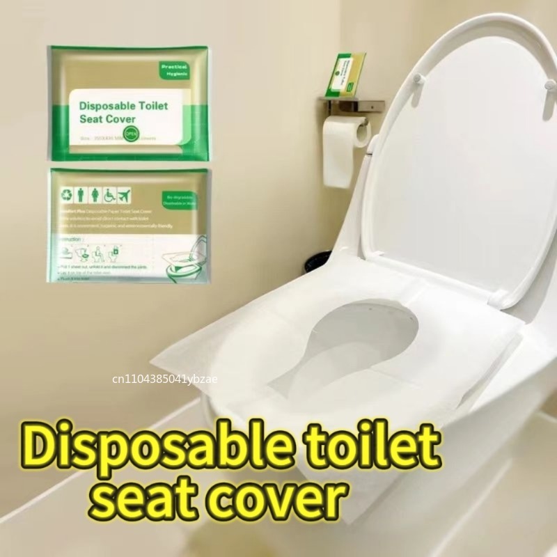 Outdoor Camping Carpet - 10-120 個使い捨て便座カバーポータブル旅行キャンプホテルのバスルーム分解性防水トイレマットアクセサリー