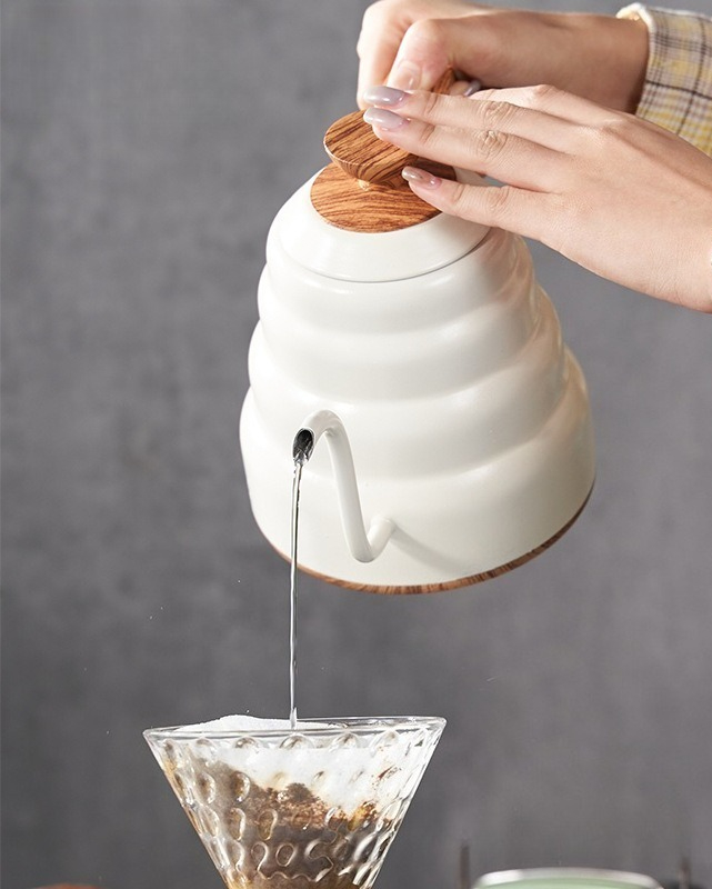 Outdoor Camping Kettle - 多サイズ大容量サーモスタット式ウォーターケトルステンレス鋼製家庭用屋外キャンプ手淹れコーヒー用