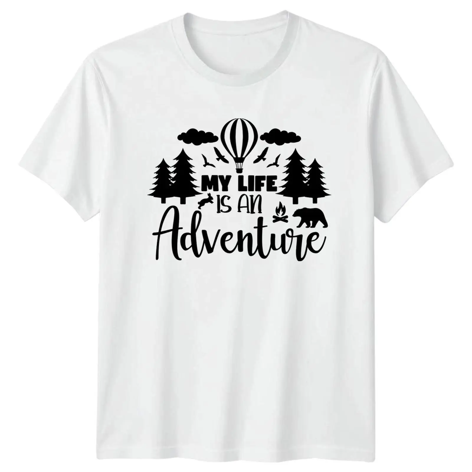 Outdoor Und Camping - Mein Leben ist ein Abenteuer Tシャツ