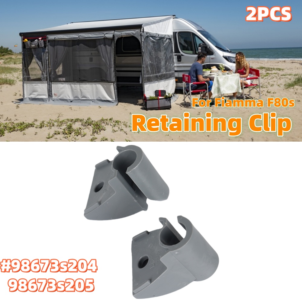Outdoor Camping Accessories - RV オーニング左右ハンドル脚固定クリップ 98673s204 98673s205 フィアマ F80s