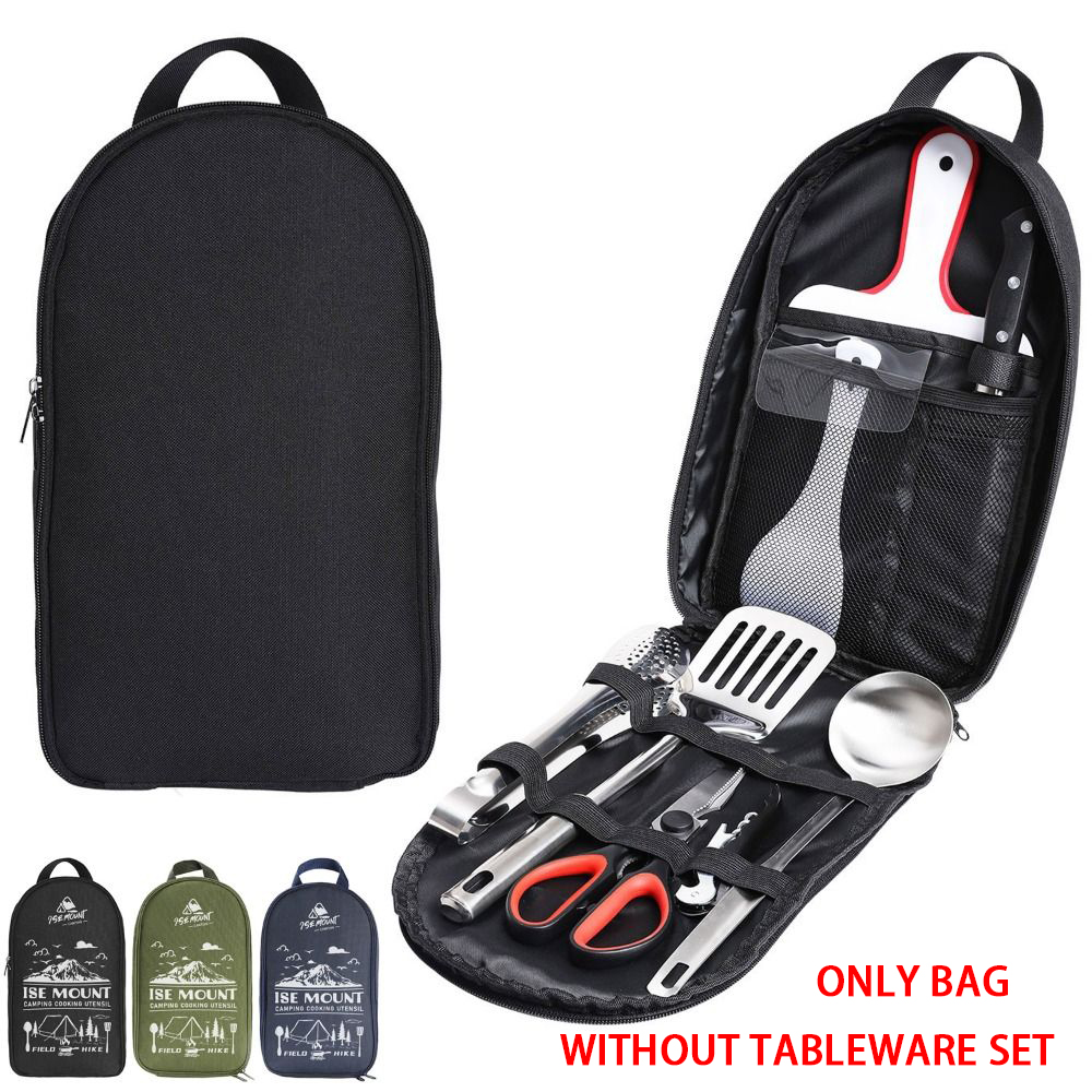 Outdoor Camping World - 2024 ピクニック用品セット収納袋ハイキングキャンプバーベキュー食器オーガナイザー旅行大容量調理器具キャリングケース