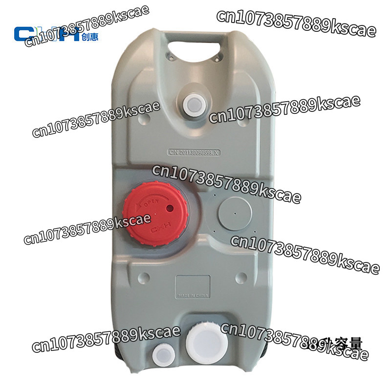 Outdoor Camping Water Tank - RVキャンプ用屋外用ホイール付きモバイルプラスチック製水タンク 25L 40L ポータブル浄水・汚水貯蔵ボックス