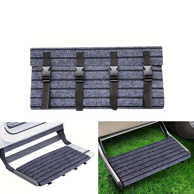Outdoor Camping Accessories - 屋外キャラバンステップドアマットRVステップ階段カーペットヘビーデューティー滑り止め交換用モーターホームアクセサリー旅行キャンプ用