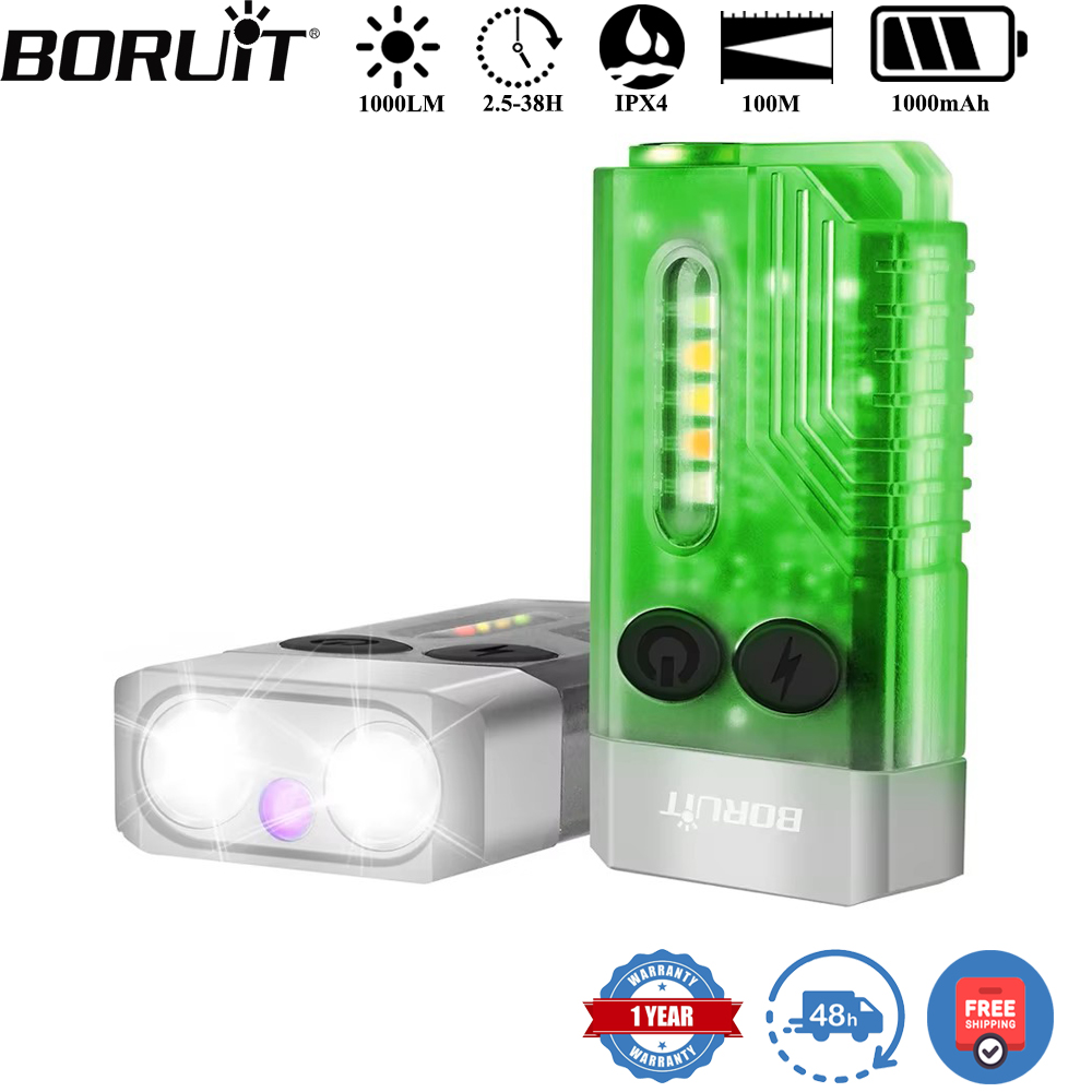 Outdoor Camping Adventure - BORUiT V10 キーホルダー UV LED EDC