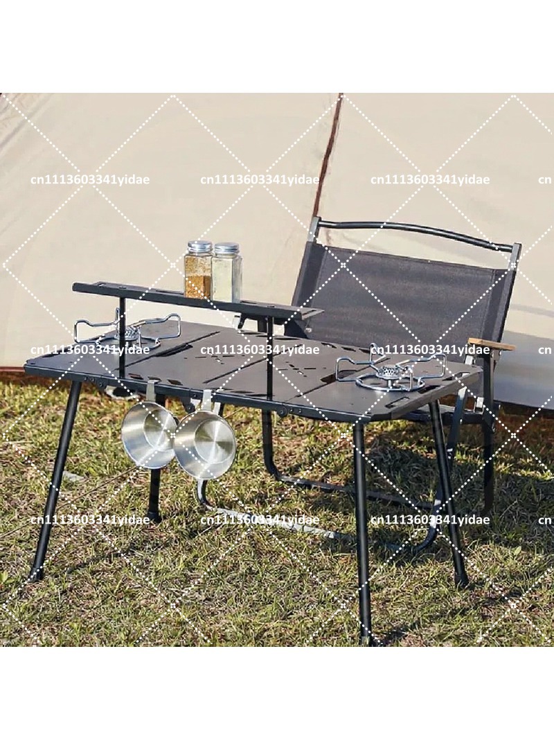 Outdoor Camping Backpack - ポータブル折りたたみ式戦術キャンプテーブル、多機能屋外ピクニックデスク（バックパッキング、バーベキュー、旅行用）