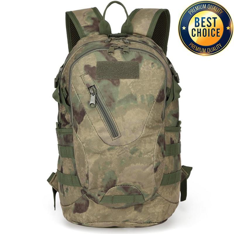 Outdoor Camping Backpack - トラベルバックパック タクティカルバックパック 900D キャンプ ハイキング 迷彩バッグ