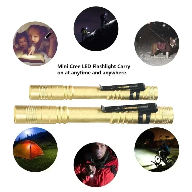 ミニポータブル LED ペンライト クリップ付き 超高輝度  - Outdoor Camping Accessories のレビューと価格