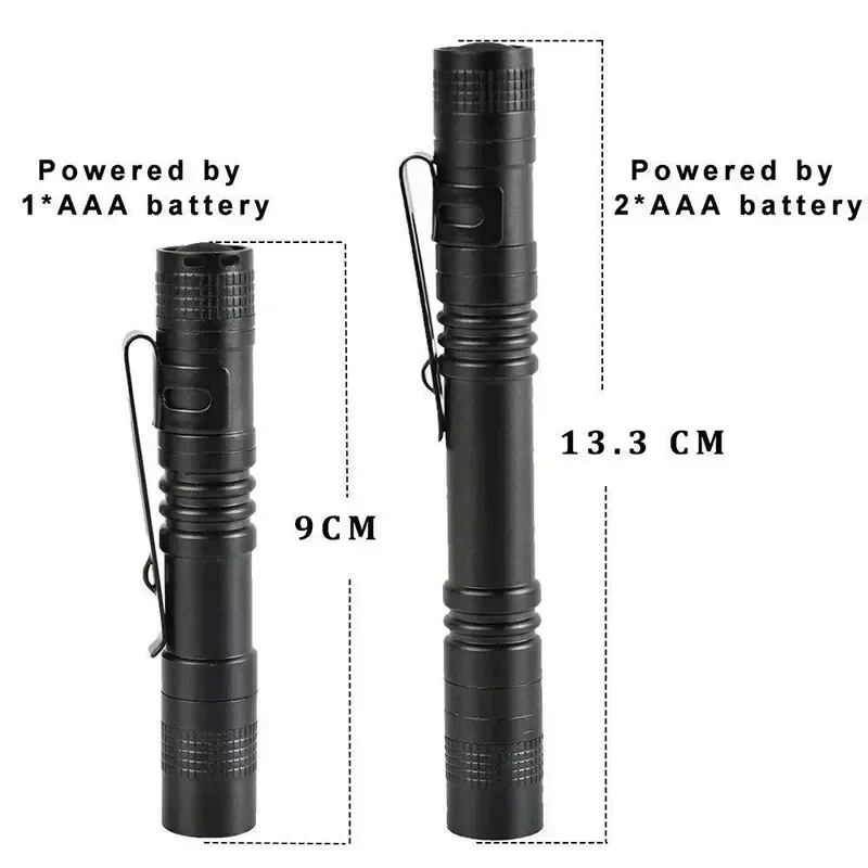 ミニポータブル LED ペンライト クリップ付き 超高輝度  - Outdoor Camping Accessories のレビューと価格