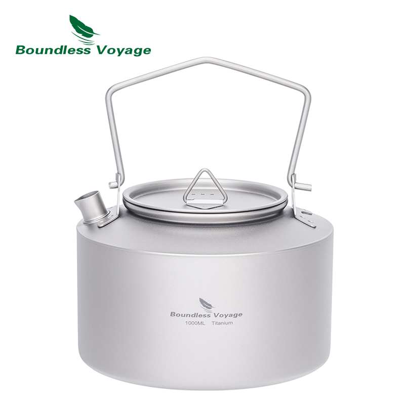 Boundless Voyage チタンケトル アウトドア  - Outdoor Camping Kettle のレビューと価格