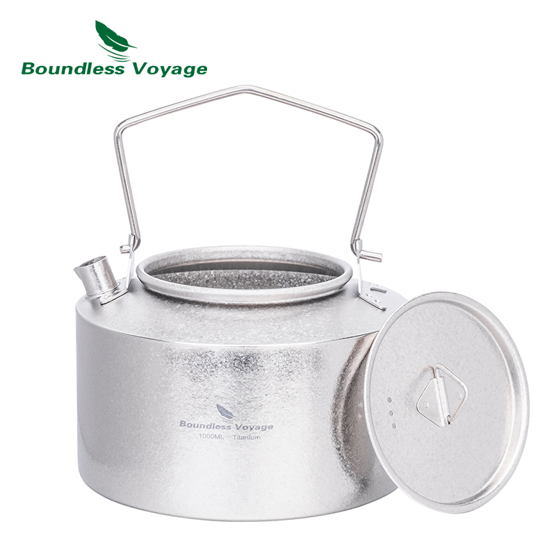 Boundless Voyage チタンケトル アウトドア  - Outdoor Camping Kettle のレビューと価格