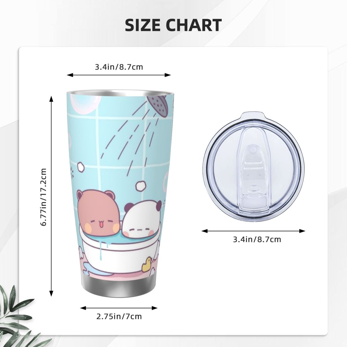 パンダベアハグ ブブドゥドゥ 20オンス ステンレス製 保温 - Vacuum Insulated Flask のレビューと価格