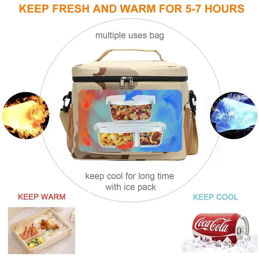 携帯用保温バッグ 大型 アウトドア キャンプ ランチ 弁当バ - Outdoor Camping Meals のレビューと価格
