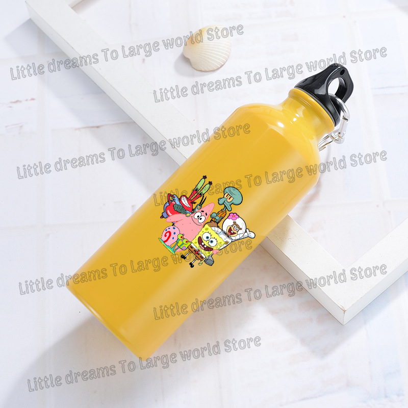 スポンジボブ アルミ製ウォーターボトル アウトドアバイクスポ - Outdoor Camping Water Tank のレビューと価格