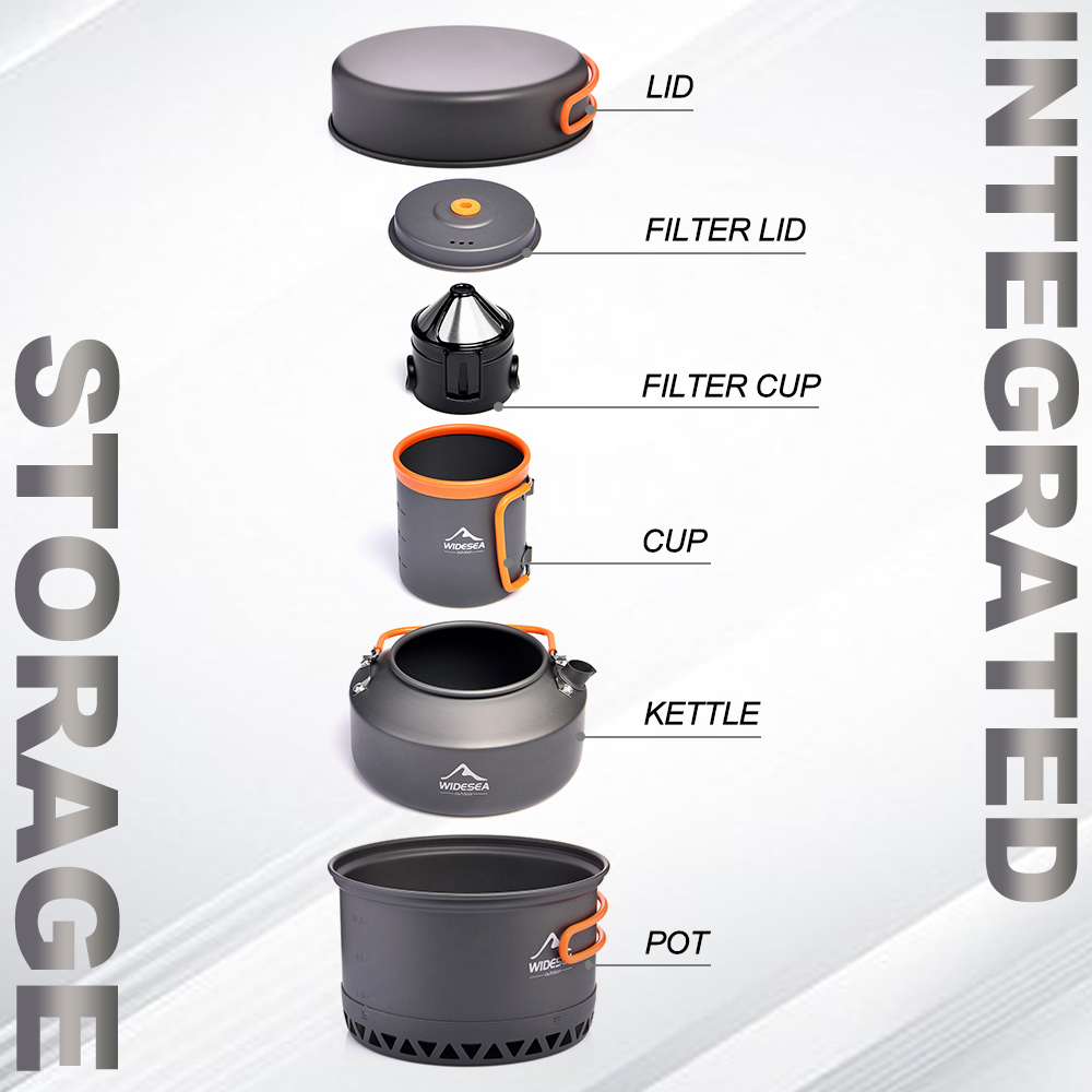 キャンプ食器アウトドア調理器具セットポット観光ケトルコーヒー - Outdoor Camping World のレビューと価格
