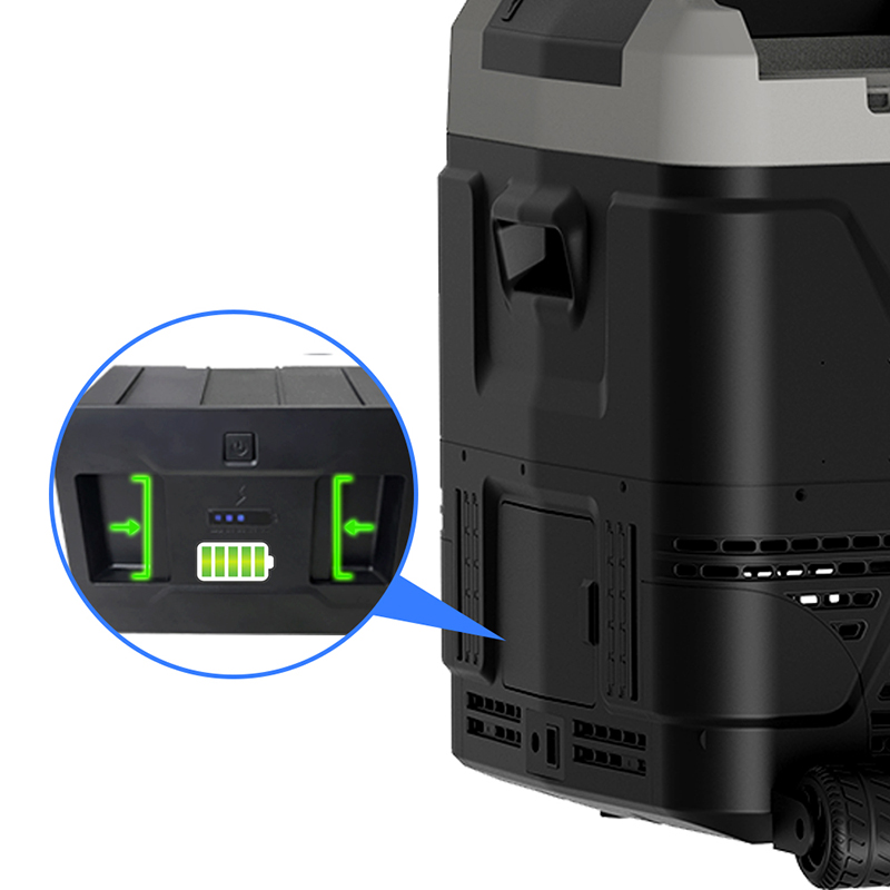 デュアルゾーンミニバー冷蔵庫 AC 110-220V/DC  - Outdoor Camping Zone のレビューと価格