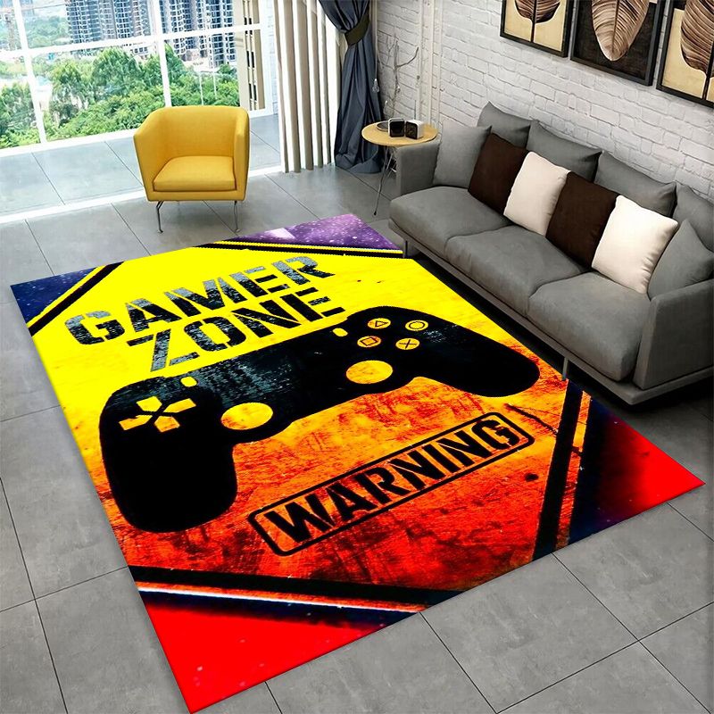 レトロゲームゾーンロゴ入りコントローラー柄滑り止めエリアラグ - Outdoor Camping Zone のレビューと価格