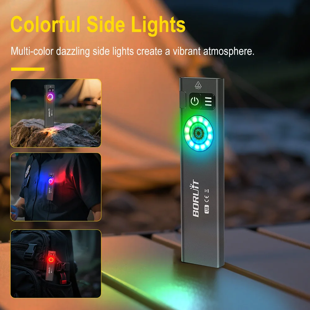 BORUiT U8 650LM EDC LED懐中電灯 タイ - Outdoor Camping Adventure のレビューと価格