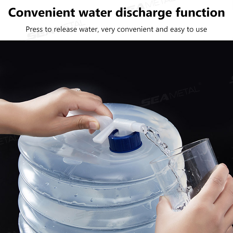 SEAMETAL 5L-15L 車用折りたたみバケツ ポータ - Outdoor Camping Water Tank のレビューと価格