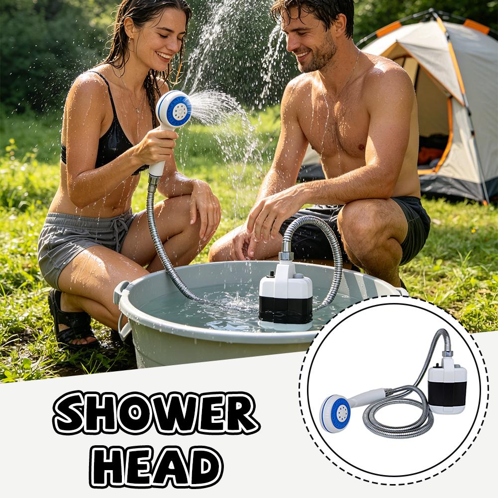 USB充電式ポータブル電動シャワーポンプ、屋外キャンプ、旅行 - Outdoor Camping Accessories のレビューと価格