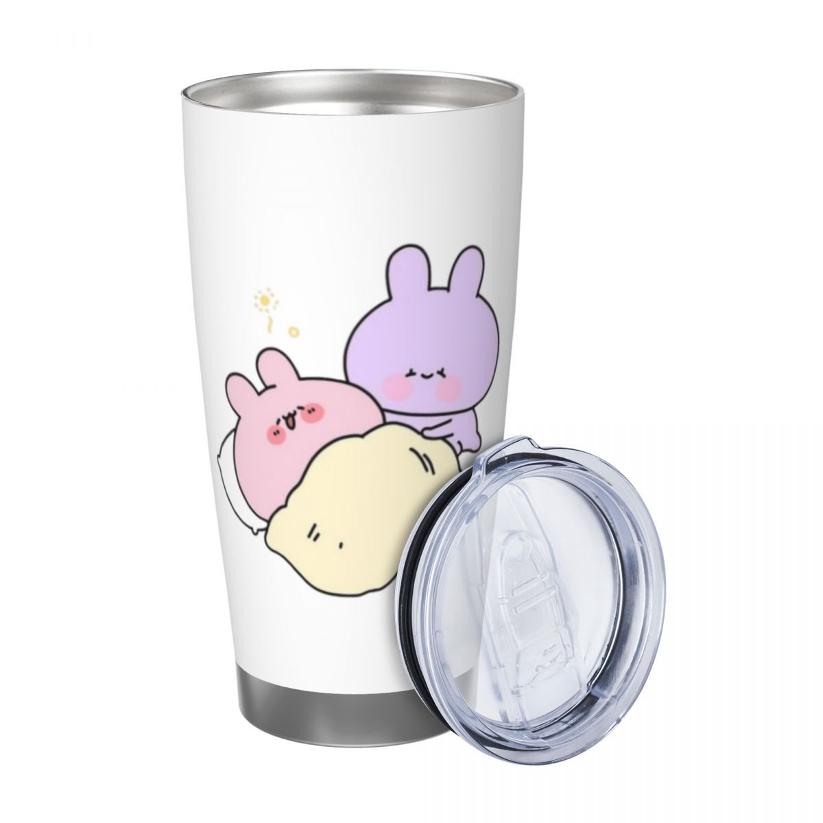 Asamimichaan キュートアサミミ 20オンス ステ - Vacuum Insulated Flask のレビューと価格