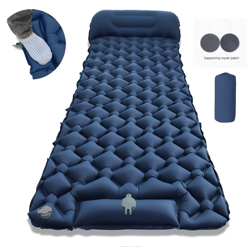 TPUインフレータブルスリーピングパッド、超軽量防湿アウトド - Outdoor Inflatable Camping Tent With Air Pump のレビューと価格