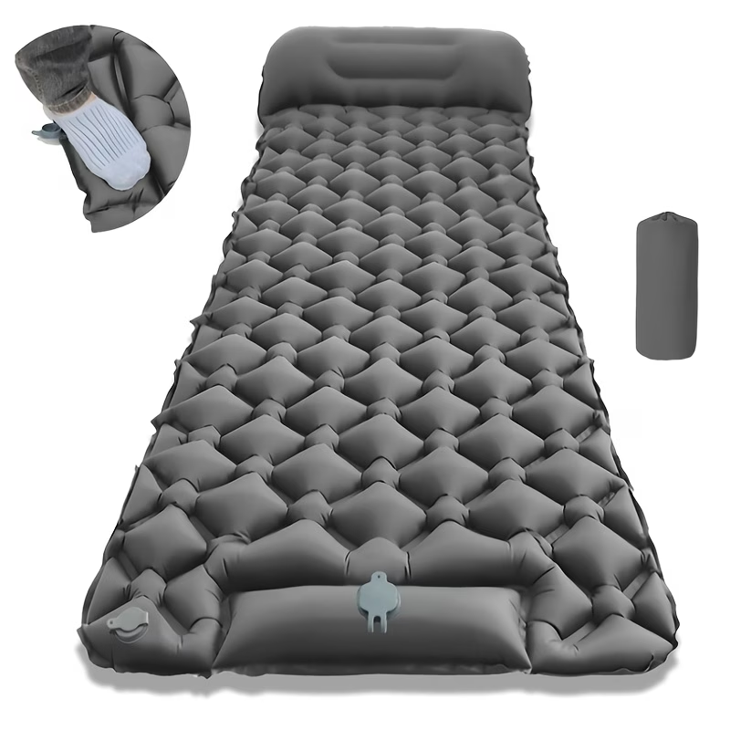 TPUインフレータブルスリーピングパッド、超軽量防湿アウトド - Outdoor Inflatable Camping Tent With Air Pump のレビューと価格