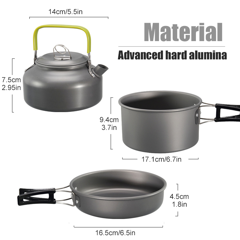 WESTTUNE キャンプ調理器具キット アルミ アウトドア - Outdoor Camping World のレビューと価格