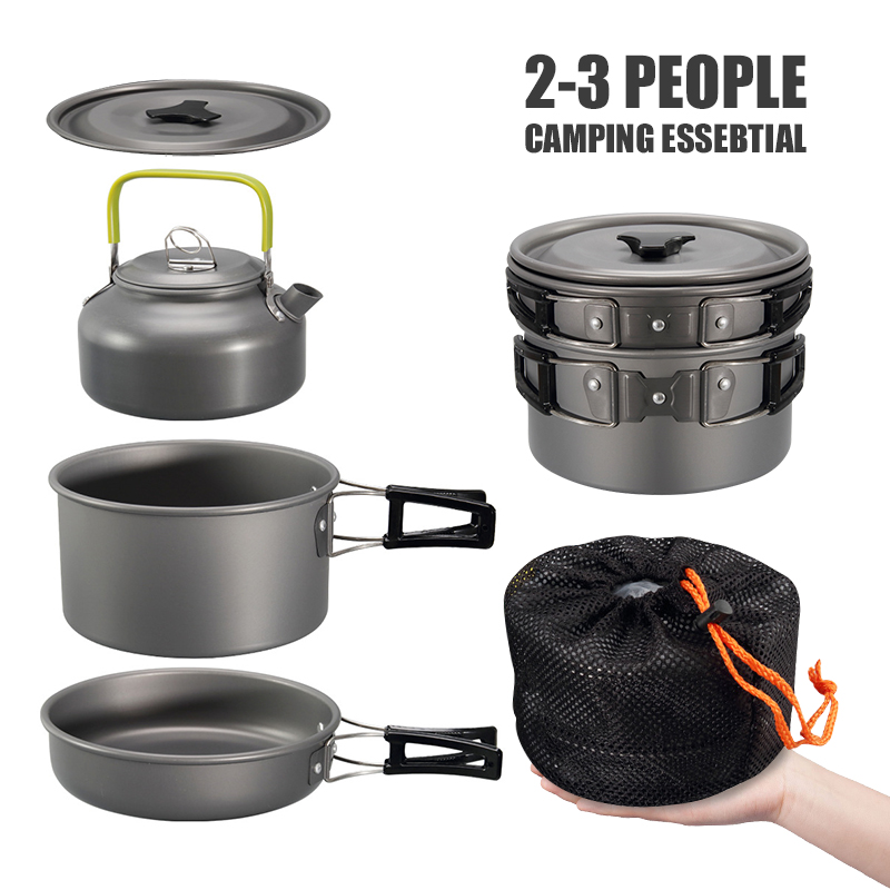 WESTTUNE キャンプ調理器具キット アルミ アウトドア - Outdoor Camping World のレビューと価格