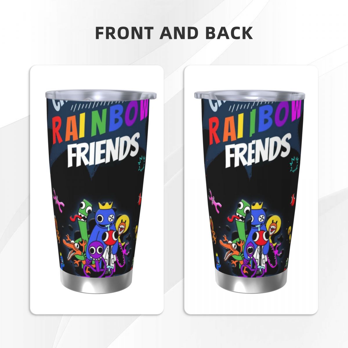 R-Rainbow-Friends 20オンス ステンレス製 - Vacuum Insulated Flask のレビューと価格