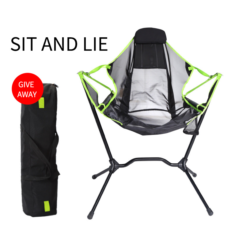 折りたたみ式屋外キャンプロッキングチェア、パークスイング、フ - Outdoor Camping Rocking Chair のレビューと価格