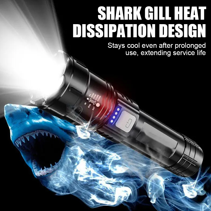 ハイパワー P50 LED 懐中電灯 USB 充電式ズームハ - Outdoor Camping Accessories のレビューと価格