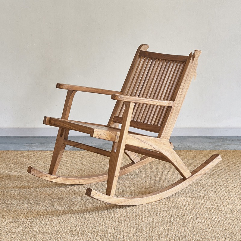 至高の美しさの古いエルム材のレジャーチェア、自宅のバルコニー - Outdoor Camping Rocking Chair のレビューと価格
