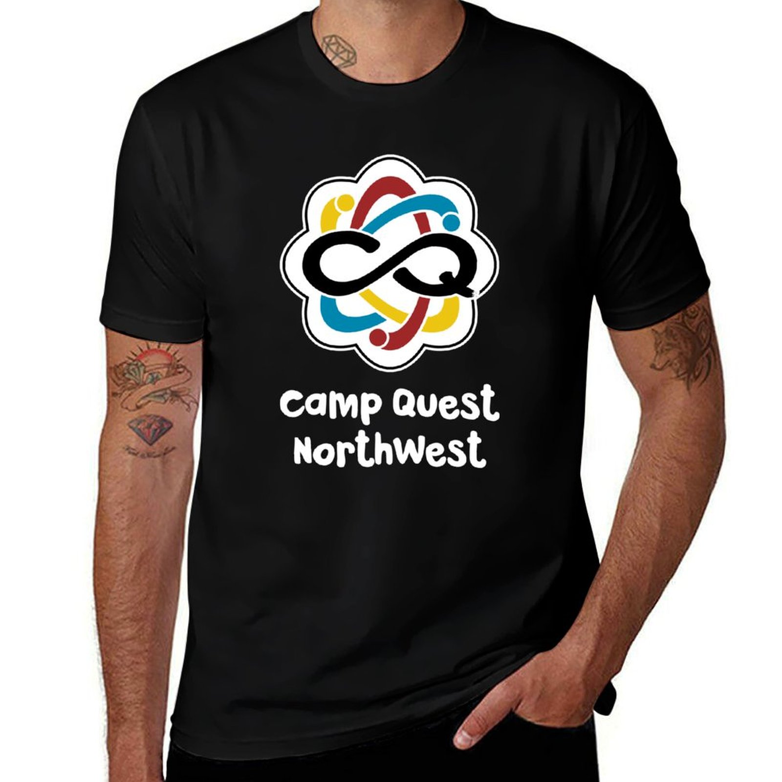 キャンプ クエスト ノースウェスト ロゴ Tシャツ 日焼け防 - Quest Outdoor Camping のレビューと価格