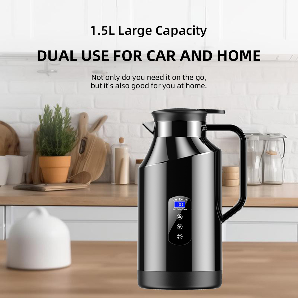 ヤナセ 1500ML 大容量 車載電気ケトル ポータブル 1 - Outdoor Camping Kettle のレビューと価格