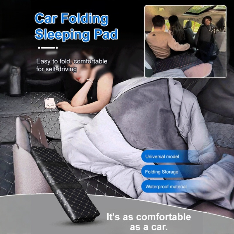 折りたたみ式車用後部座席ベッド、空気注入不要、インスタントセ - Outdoor Camping Carpet のレビューと価格