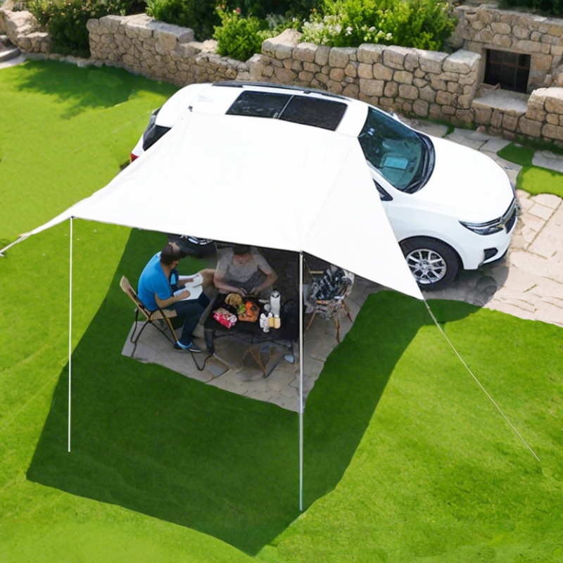 ロハスキャンピング バット型カーサイドオーニング ブラックコ - Jinli Outdoor Camping のレビューと価格