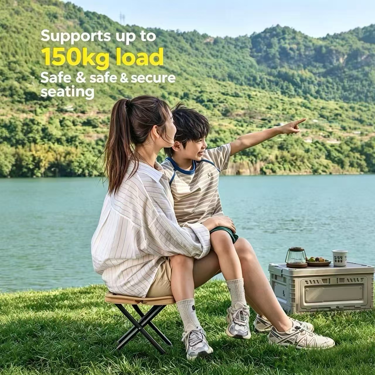 Magza ポータブル折りたたみスツール超軽量ペンスツールア - Outdoor Camping Hammock Chair のレビューと価格