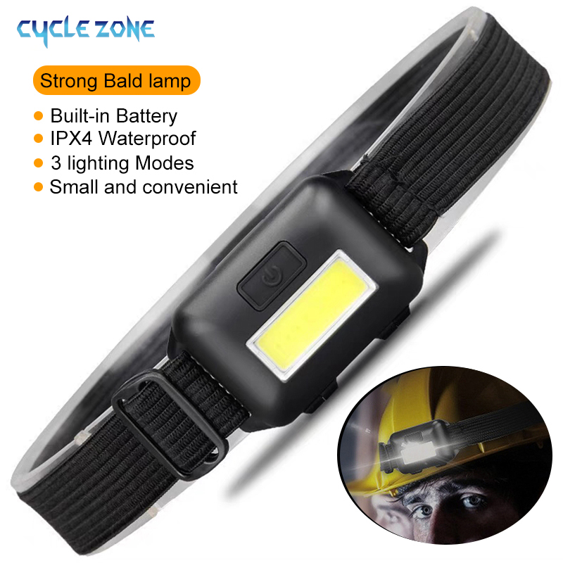 ミニヘッドライト COB LED ヘッドランプ 3 モード防 - Outdoor Camping Zone のレビューと価格