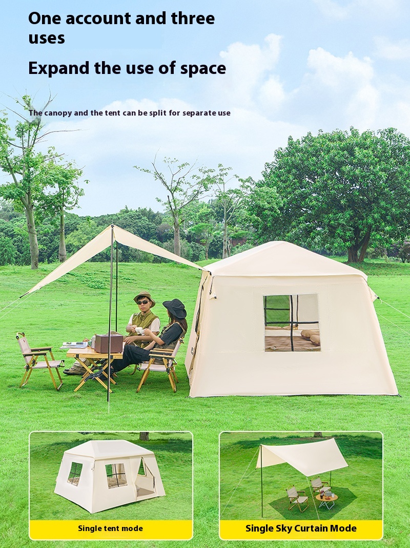 大テント、キャンプテント、エアーテント、4-6人用エアーテン - Jinli Outdoor Camping のレビューと価格