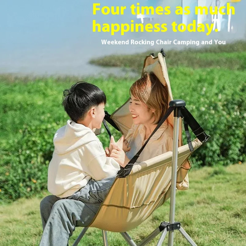 2026年 ポータブル折りたたみ式木製チェア キャンプ、ビー - Outdoor Camping Rocking Chair のレビューと価格