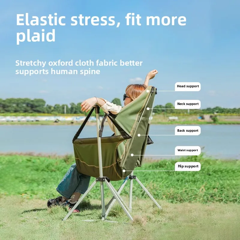 2026年 ポータブル折りたたみ式木製チェア キャンプ、ビー - Outdoor Camping Rocking Chair のレビューと価格