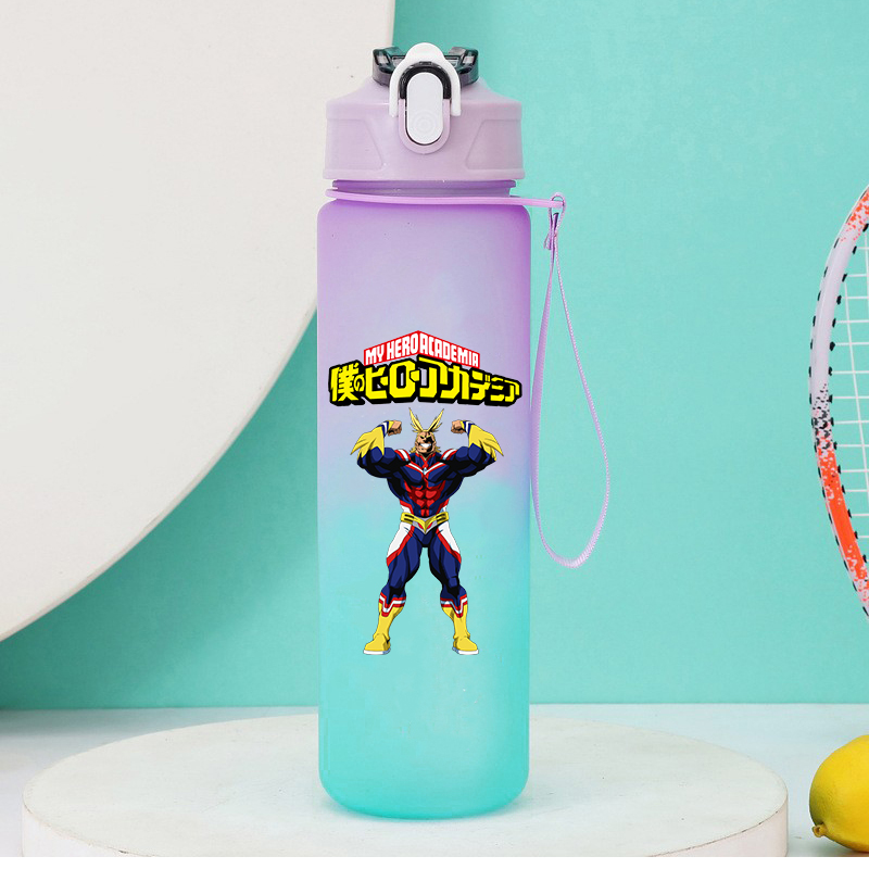 750 ミリリットルアニメ私のヒーロー学界ストロー水筒女性男 - Outdoor Camping Water Tank のレビューと価格