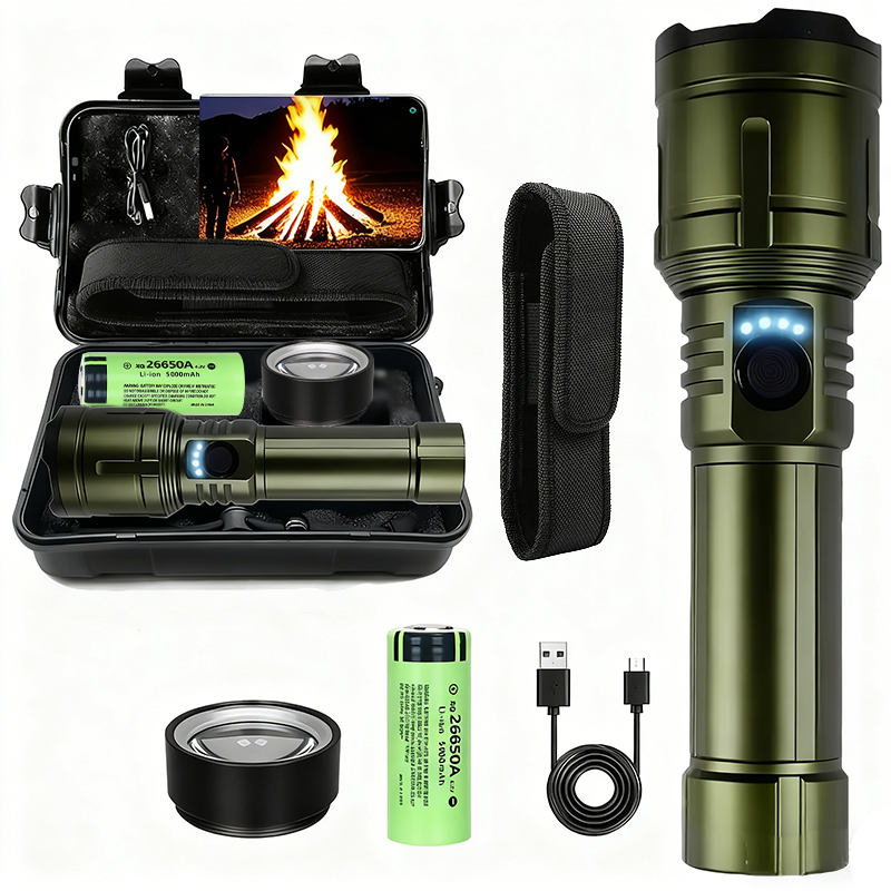 超強力懐中電灯集中点火懐中電灯防水軍事戦術ランプ屋外キャンプ - Outdoor Camping Adventure のレビューと価格