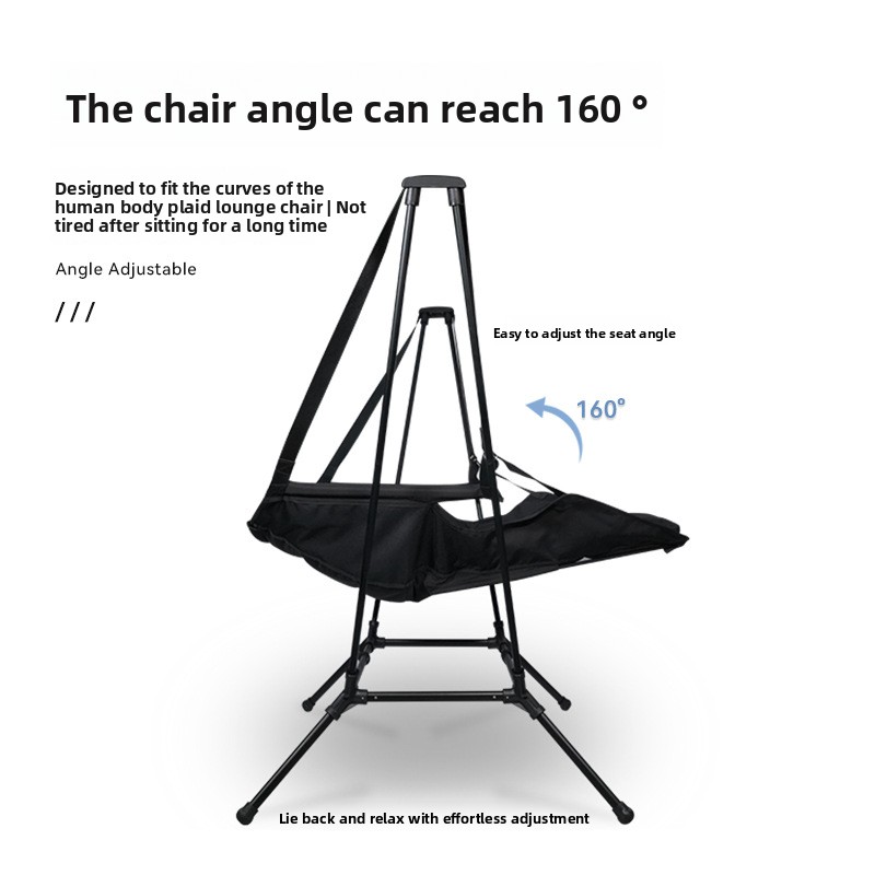 アウトドアキャンプ用ハイバックムーンチェア、黒色のポータブル - Outdoor Camping Rocking Chair のレビューと価格