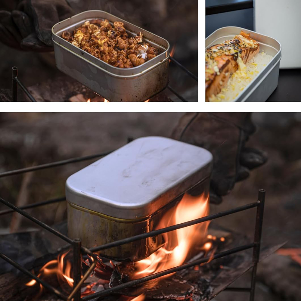 折りたたみ弁当箱ハンドル、大人用ランチコンテナ、アルミキャン - Outdoor Camping World のレビューと価格